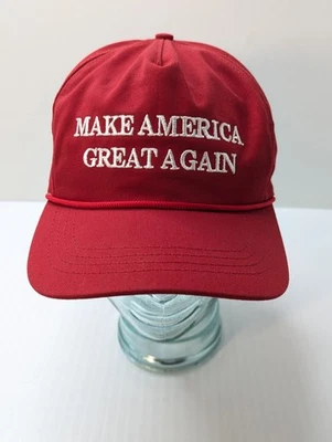 Official Cali Fame Red MAGA Trump Hat 2016 Make America Great Again Snapback Cap - Imagem 1 de 4
