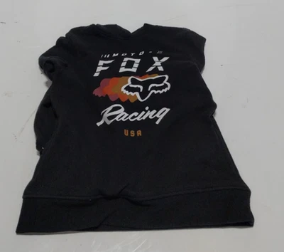 FOX RACING MOTO X HOODIE BLACK SZ SMALL - Image 1 of 4