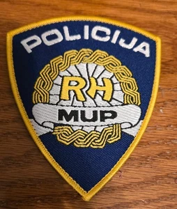 PARCHE POLICÍA CROACIA POLICIJA RH MUP - GANCHO Y OJO TRASERO - Imagen 1 de 2