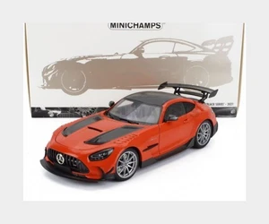 MINICHAMPS 110032024 Mercedes Benz - AMG Gt V8 Black Series 2021 - Orange Black - Picture 1 of 2