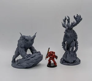 Branchler Beast & Owl Bear - Wargaming Miniatures Monster Rocket Pig Games D&D - Picture 1 of 6