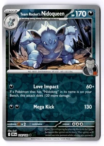 Team Rocket's Nidoqueen Reverse Holo Uncommon SV10: Destined Rivals 116/182 NM - Picture 1 of 2