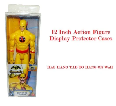 1 DC Comics 12" Inch Action Figures Clear Plastic Protectors Case Display Boxes - Image 1 of 4