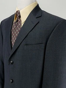 Giacca blazer lana blu grigio cappotto sportivo uomo Nautica Spinnaker taglia 42R - Foto 1 di 12