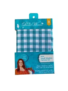 Tenda da finestra piccola The Pioneer Woman Gingham set 3 pezzi - Foto 1 di 2