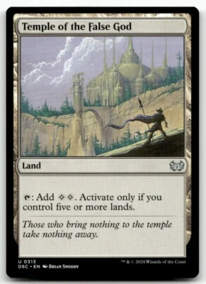 Temple of the False God #313 MTG Duskmourn NM X1 - Image 1 of 3
