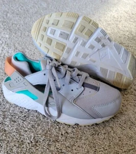 Girl's NIKE HUARACHE Athletic Running Shoes 704949-034 Sunset Pulse - Picture 1 of 6