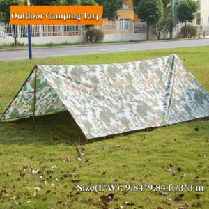 Outdoor Camping Tarp Waterproof Rain Sunshade Shelter Awning Canopy Picnic Mat - Picture 1 of 7