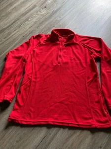 damen fleece pullover skirolli 44 rot - Bild 1 von 4