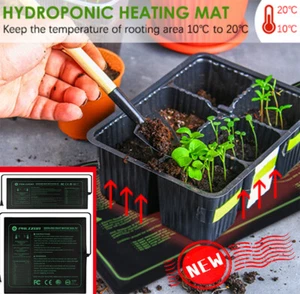 MET Seedling Heat Mats Hydroponic Heating Pad Warm Germination Seed Starter IP65 - Picture 1 of 36