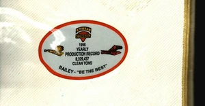 REGISTRO DE PRODUCCIÓN BAILEY MINE CONSOL COAL CO. PEGATINA DE MINERÍA DE CARBÓN # 1055 - Imagen 1 de 1