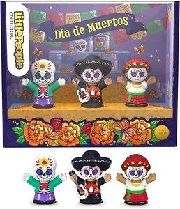 RARO 2023 Little People Día de los Muertos Día de los Muertos 3 Piezas Juego de Coleccionista - Imagen 1 de 5