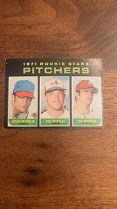 1971 Topps ARCHIE / BOB / KEN REYNOLDS #664 Rookie Stars High Number