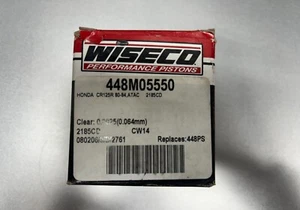 1980-1984 HONDA CR125R WISECO PISTON 448M05550 - Picture 1 of 1