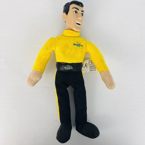 2004 The Yellow Wiggle Speak N Sing GREG Plush Doll Spin Master, NOT working Cover