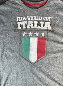 FIFA Fussball-Weltmeisterschaft Brasilien 2019 Italia Trikot sportlich Herren XL leicht grau Fußball - Bild 1 von 8