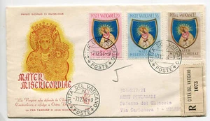 Vaticano - Chiusura Anno Mariano su busta Venetia racc. - Picture 1 of 1