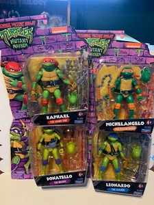Playmates TMNT Teenage Mutant Ninja Turtles Mutant Mayhem Full Turtle Set - Bild 1 von 3