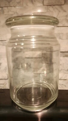 Large 20oz Empty Glass Candle Jar with Sealing Lid DIY Candle Making Storage - Image 1 of 2