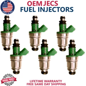 x6 OEM JECS Fuel Injectors For 1999-2005 Suzuki Grand Vitara 2.5L V6 - Picture 1 of 3