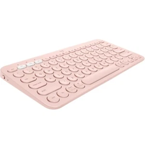 Logitech K380 Multi-Device Bluetooth Keyboard Tastatur Rose Easy-Switch kabellos - Bild 1 von 10