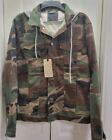 NWT Mens Nomad Camo Hoodie Jean Type Jacket Canvas Size M
