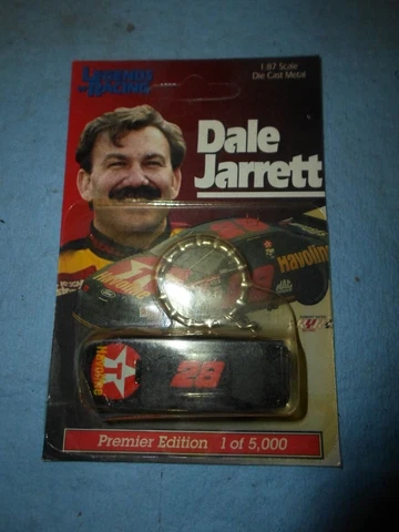 Legends Racing Diecast Metal 1:87 Dale Jarrett #28 Keychain Premier Edition Cover