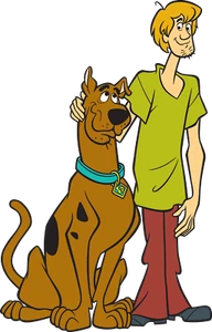 Scooby Doo Aufkleber Shaggy klassischer Cartoon wetterfeste Stoßstange Vinyl Aufkleber - Bild 1 von 1