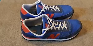 Herren 2014 New Balance Windbreaker 501 blau/orange/weiß Retro Turnschuhe Größe 14 - Bild 1 von 5