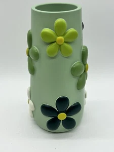 Flower Power Hippie Vase Harz Mehrfarbig Modern Mittel Floral Rund Wohndeko - Bild 1 von 6