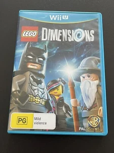 Lego Dimensions Game Nintendo Wii U Complete With Manual PAL - Tracked Postage - Picture 1 of 7