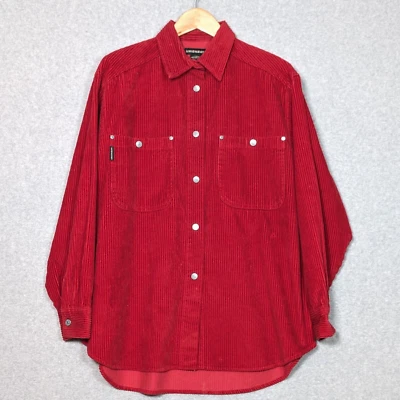 Camisa chaqueta de pana Union Bay de colección para mujer talla grande de gran tamaño con botones a presión Foto 1 de 4