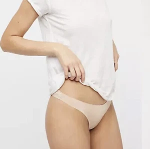 Mutandine in pizzo lisce Free People nude donna taglia media - Foto 1 di 2