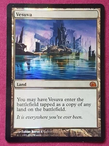 Magic The Gathering FROM THE VAULT REALMS FOIL VESUVA FTV land card MTG - Picture 1 of 2