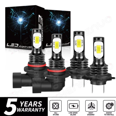 Kit combo 9005+H7 farol de LED feixe alto baixo para Mazda CX-7 2007-2010 2011 2012 - Imagem 1 de 4