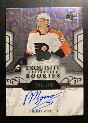 2019-20 Exquisite Platinum Rookie Auto Signatures Philippe Myers  /199 🔥 - Image 1 of 4