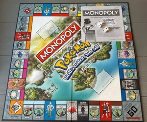 Pokemon Monopoly Johto Edition 2016 gioco di ricambio da tavolo, regole e dadi - Foto 1 di 2