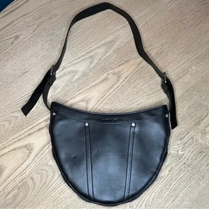 Dion Lee Schultertasche Crescent Weave schwarz Leder - Bild 1 von 9