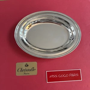 Dish Oval Hollow Christofle Malmaison Very Bel Condition Silver Metal 31x 23 CM - Picture 1 of 12