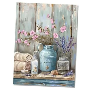 Flower Pictures 16L" x 12W" Flower Pictures03 Wrapped Canvas ( No Wood Back) - Picture 1 of 7