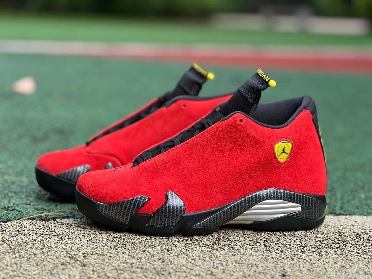 シューズ(男性用) 30cm NIKE AIR JORDAN 14 RETRO FERRARI Air Jordan 14 Retro Challenge Red Ferrari - Droper