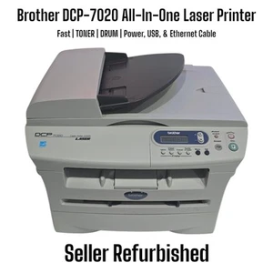Impresora láser todo en uno Brother DCP-7020 | Copiadora | Escáner | USB | Probada - Imagen 1 de 10