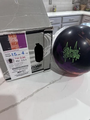 NEW - NIB - 15lb Storm " SUPER SONIC " UNDRILLED - NIB - Image 1 of 2