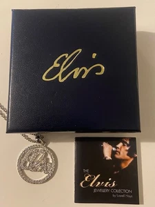 V.RARE: Elvis Crystal Name Pendant LOWELL HAYS *NR AS NEW* BOXED - Picture 1 of 9