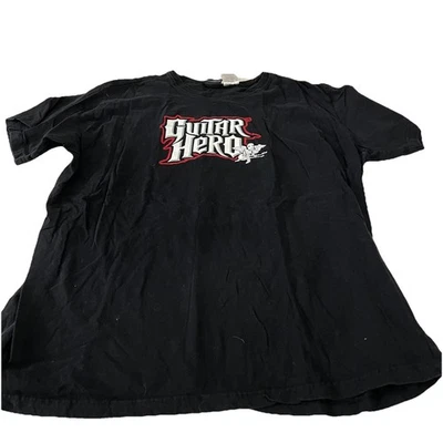 Футболка Y2K Guitar Hero XXL 2008 Activision промо черная PlayStation Xbox - Изображение 1 из 4