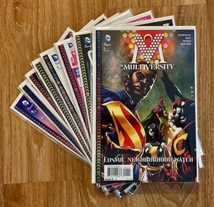 Lotto (9) DC COMICS MULTIVERSITY set completo (2014) Grant Morrison - Foto 1 di 6