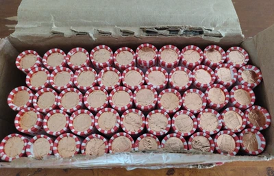 Lincoln LP 2009 D 1 centavo caja 50 rollos cabina de registro nacimiento/niño BU Foto 1 de 4