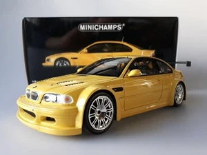 BMW M3 GTR 2001 STERT AUTO GELB NEU IN BOX 1:18. - Bild 1 von 2