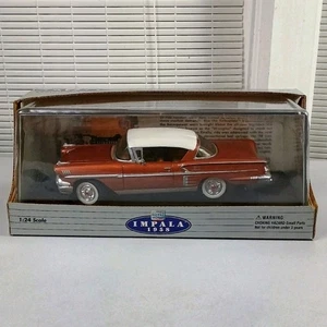 1958 Chevrolet Impala Classic Metal Works #10111 1:24 Diecast Sierra Gold NEW! - Picture 1 of 11