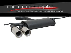 Silenciador de escape deportivo VW Golf 5 V escape deportivo nuevo 1,4 1,9 2,0 Plus  - Imagen 1 de 1